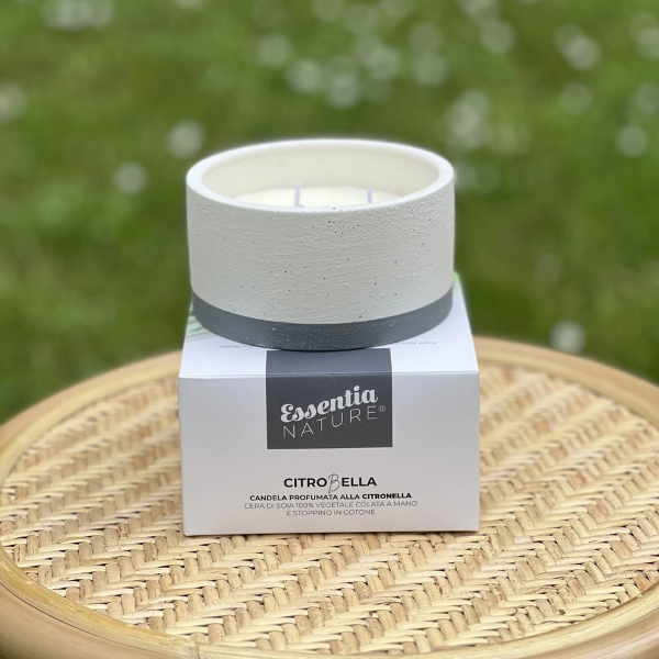 Zitronella Anthrazit 265g – Zitronella-Duftkerze