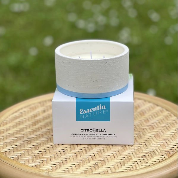 Citronella Azzurra 265g - Candela profumata alla Citronella