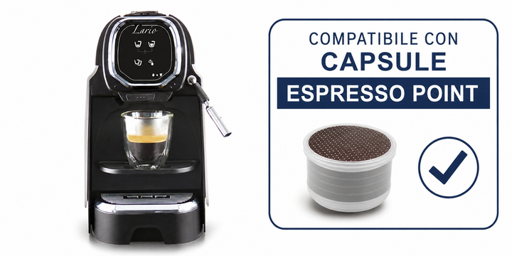  Machine à expresso LARIO-SOFT VAP système Espresso Point