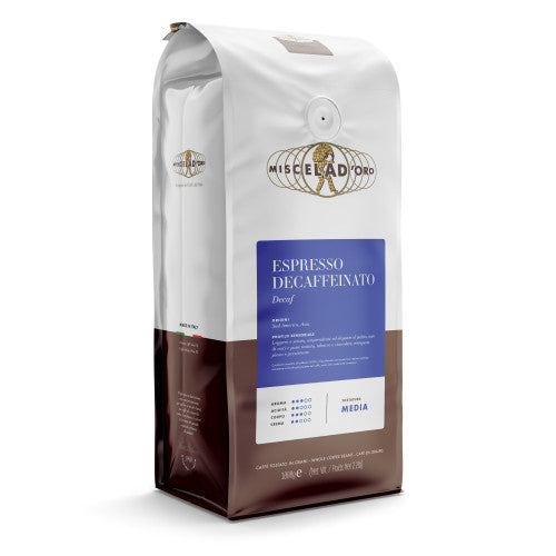 Grains de café expresso décaféiné 1 Kg