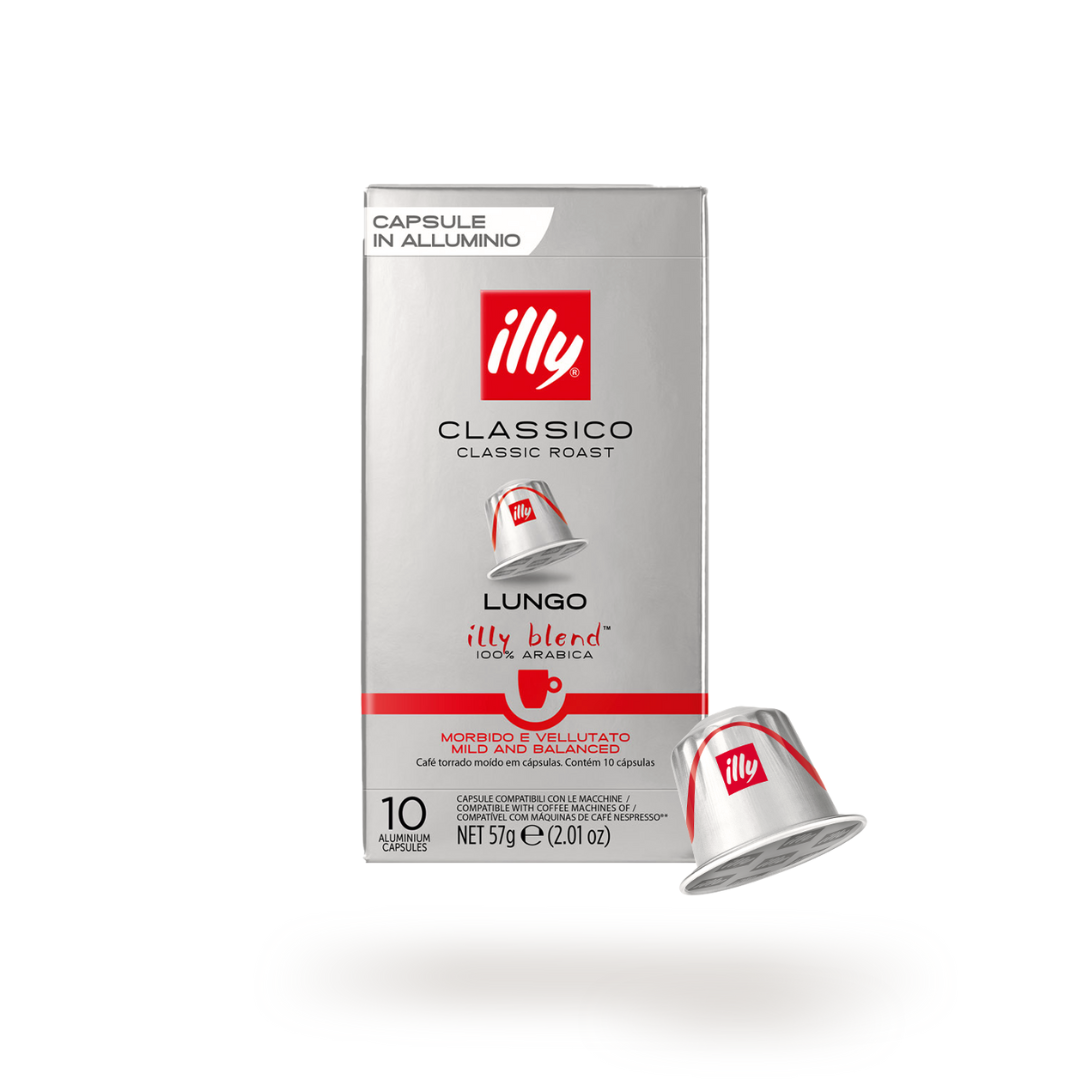 illy Classic Long Roast Coffee Capsules Compatible with Nespresso*