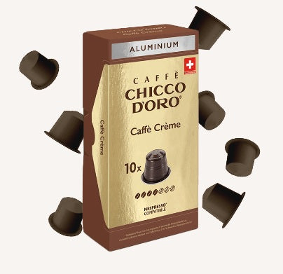 Capsules de café Nespresso* compatibles Crème ALU 10 cps