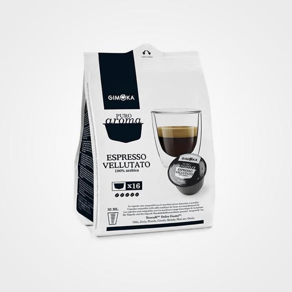 Caffè capsule compatibili Dolce Gusto Espresso Vellutato 16 capsule