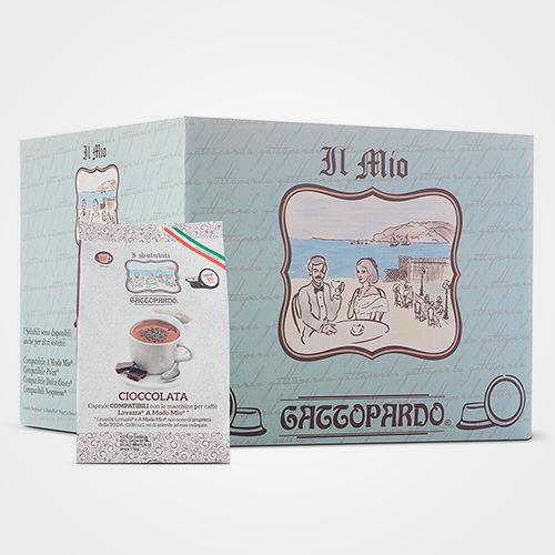 Coffee capsules compatible A modo Mio Cioccolato 16 capsules