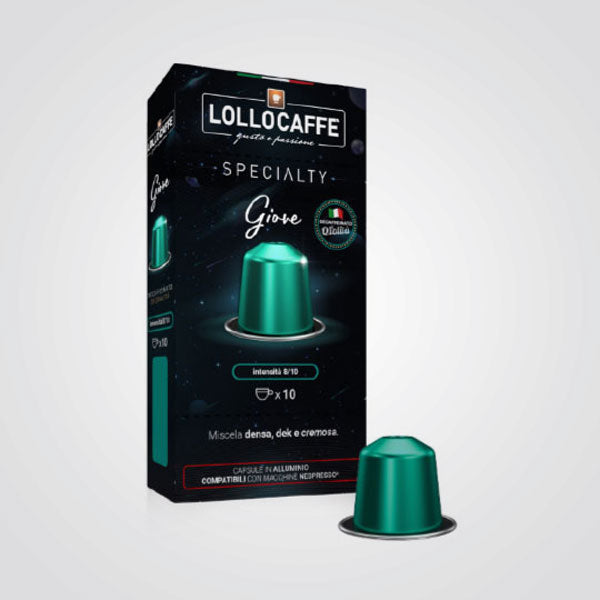 Coffee capsules compatible Nespresso LOLLO GIOVE 100cps