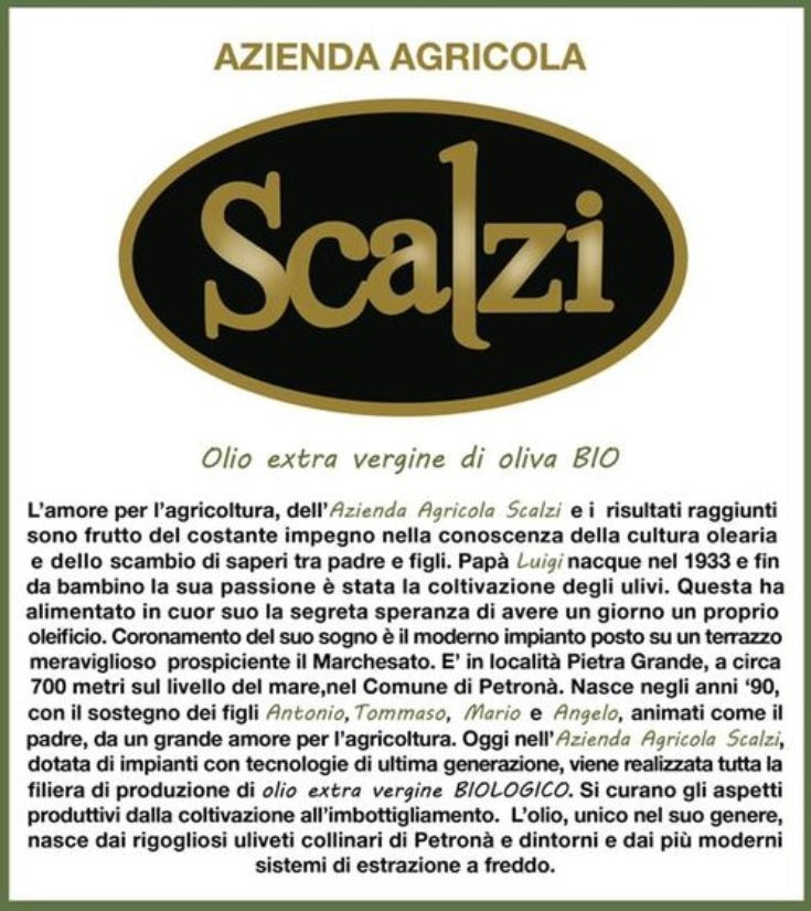 Organic Extra Virgin Olive Oil 3L