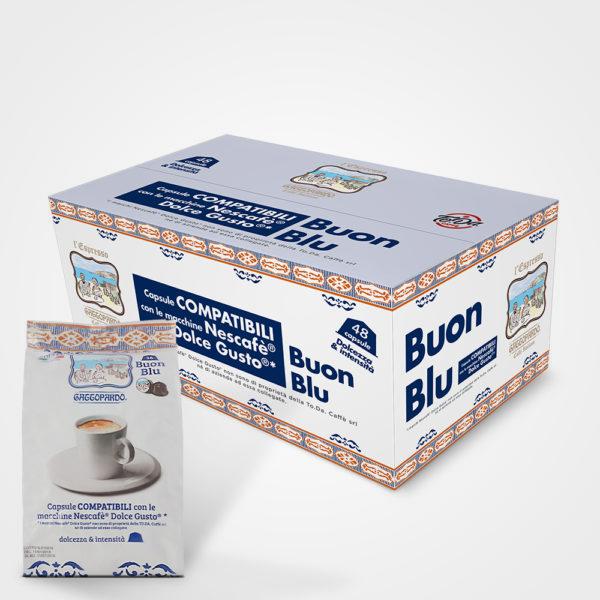 Coffee capsules compatible Dolce Gusto BLUE 16 capsules