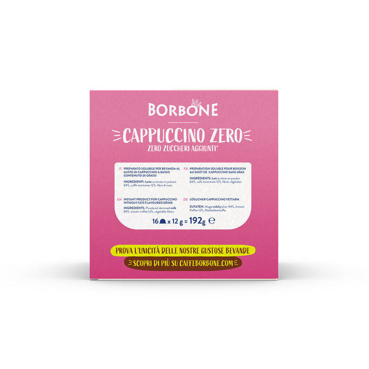 Cappuccino Zero Nescafè Dolce Gusto capsules compatibles 16 capsules