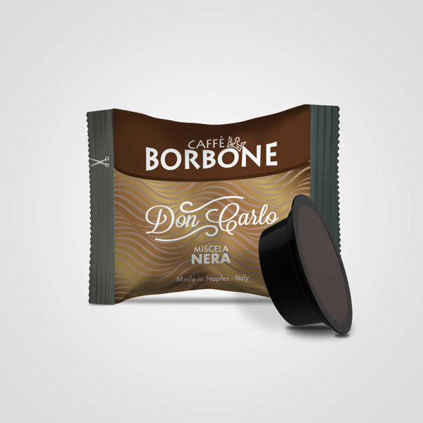 Caffè capsule compatibili A Modo Mio Don Carlo Miscela Nera 100 capsule