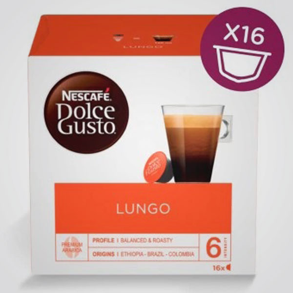 Dolce Gusto Lungo-Kaffeekapseln 16 Kapseln