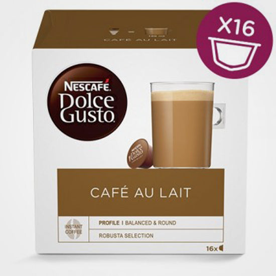Café au lait 16 Capsules Dolce Gusto